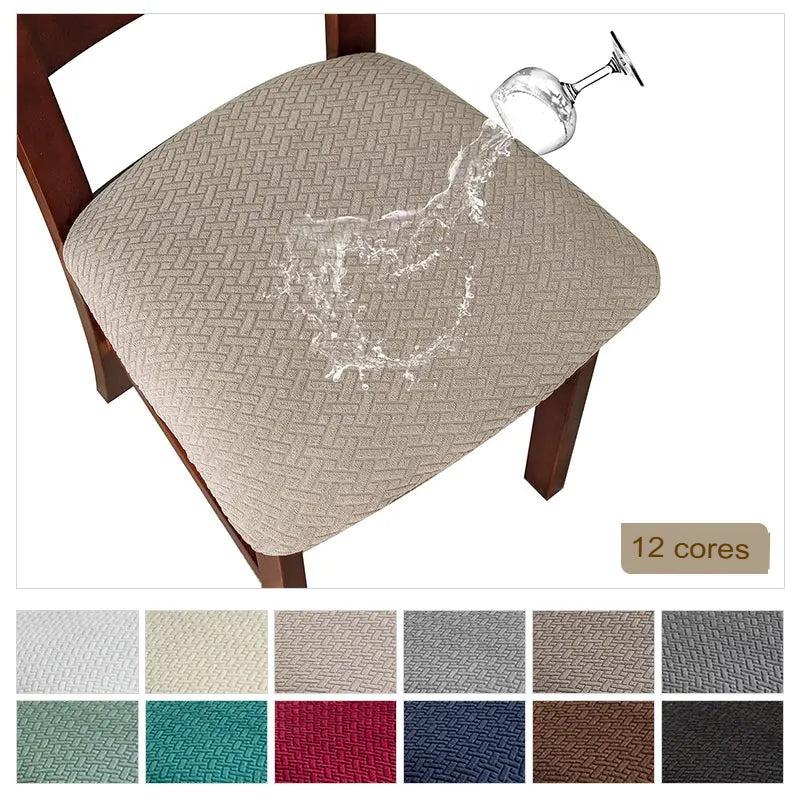 Conjunto Capa de Cadeiras Feitas em Lã