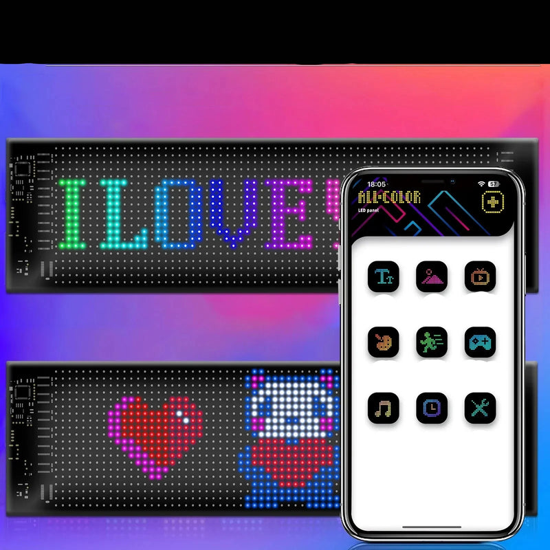 Painel Letreiro de LED Customizável