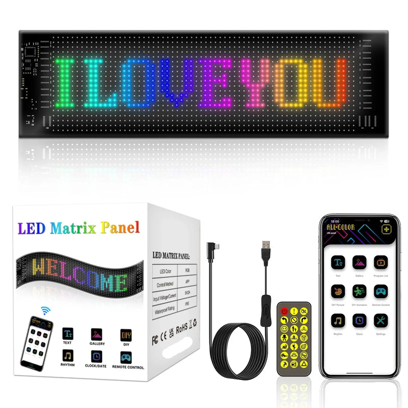 Painel Letreiro de LED Customizável