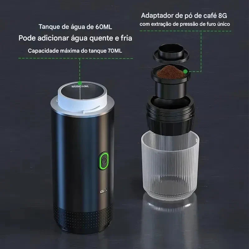 Cafeteira Elétrica Portátil 3 em 1