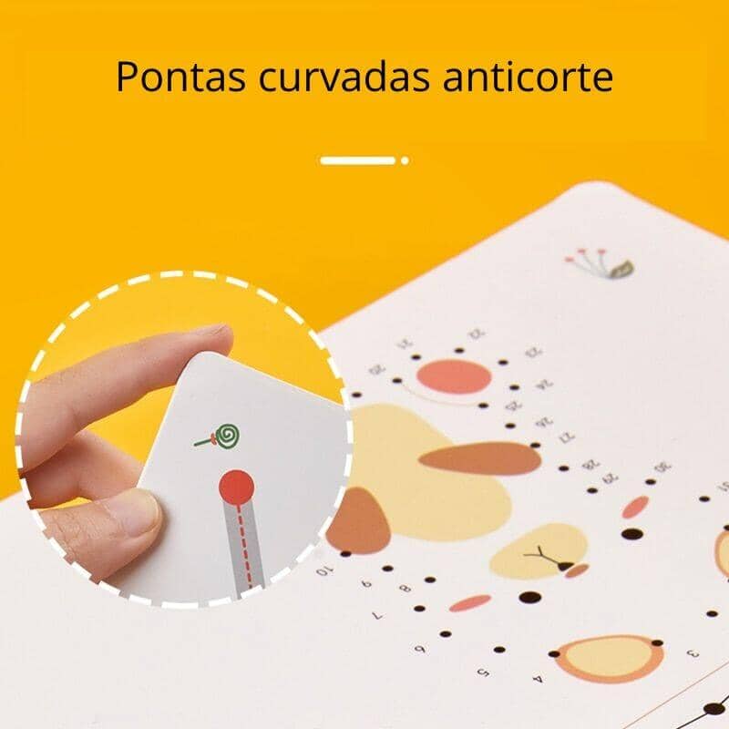 Caderno de Traço e Desenho Infantil com Tinta Apagável