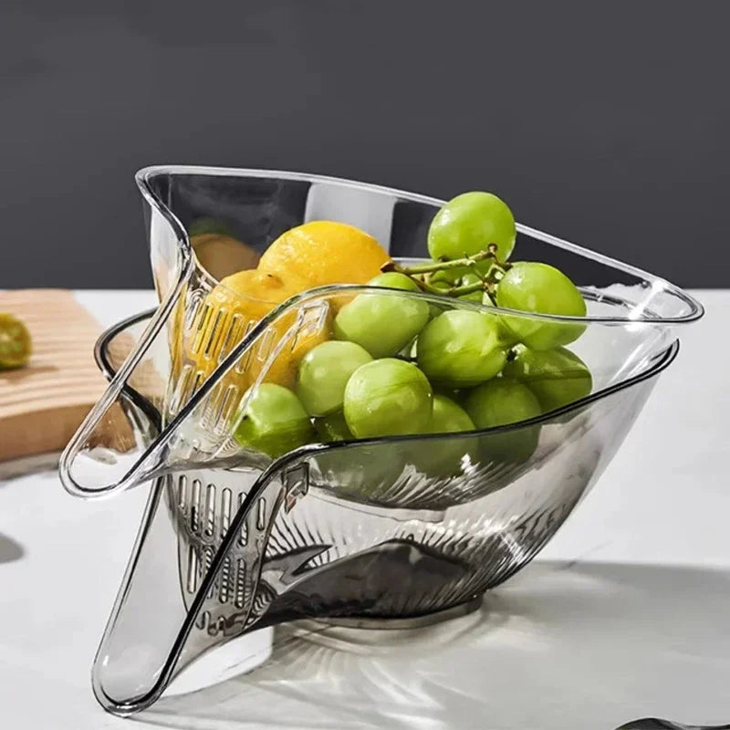 Kit Cesta de Drenagem para Legumes e Verduras