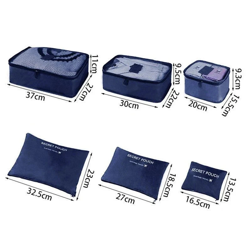 Kit Organizador de Malas para Viagem
