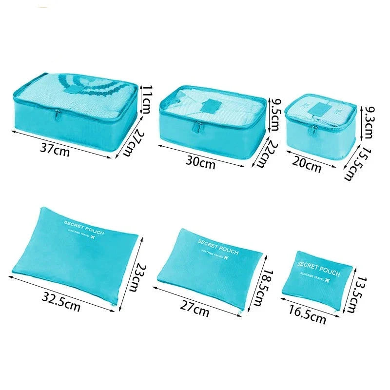 Kit Organizador de Malas para Viagem