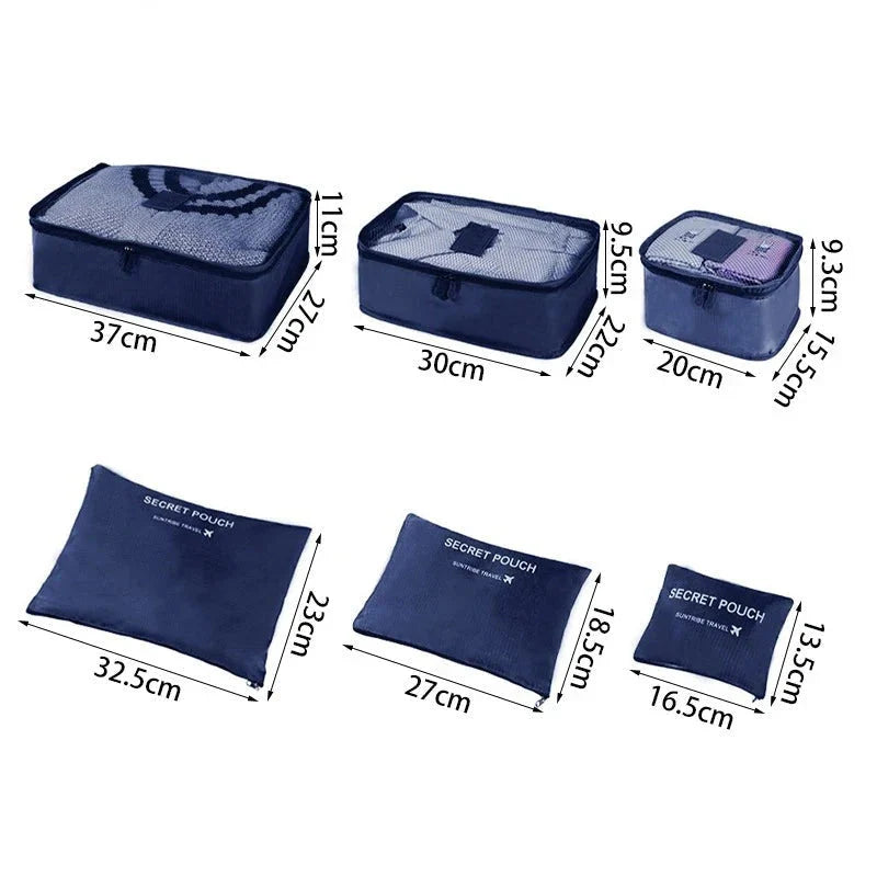 Kit Organizador de Malas para Viagem