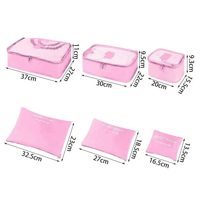 Kit Organizador de Malas para Viagem