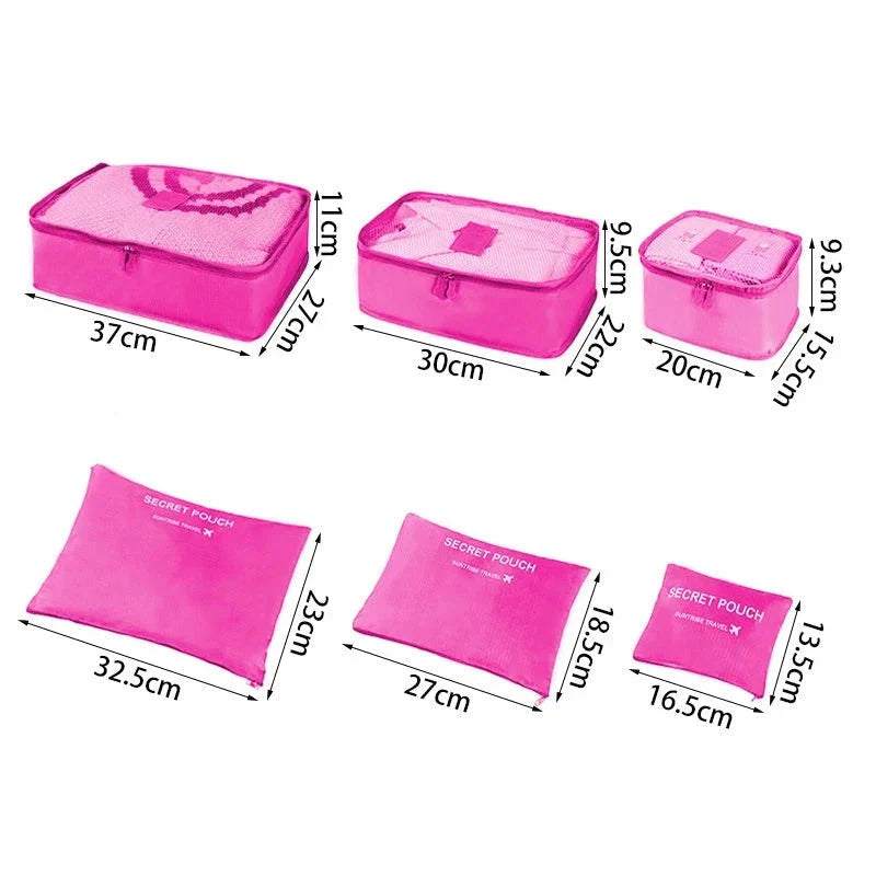 Kit Organizador de Malas para Viagem