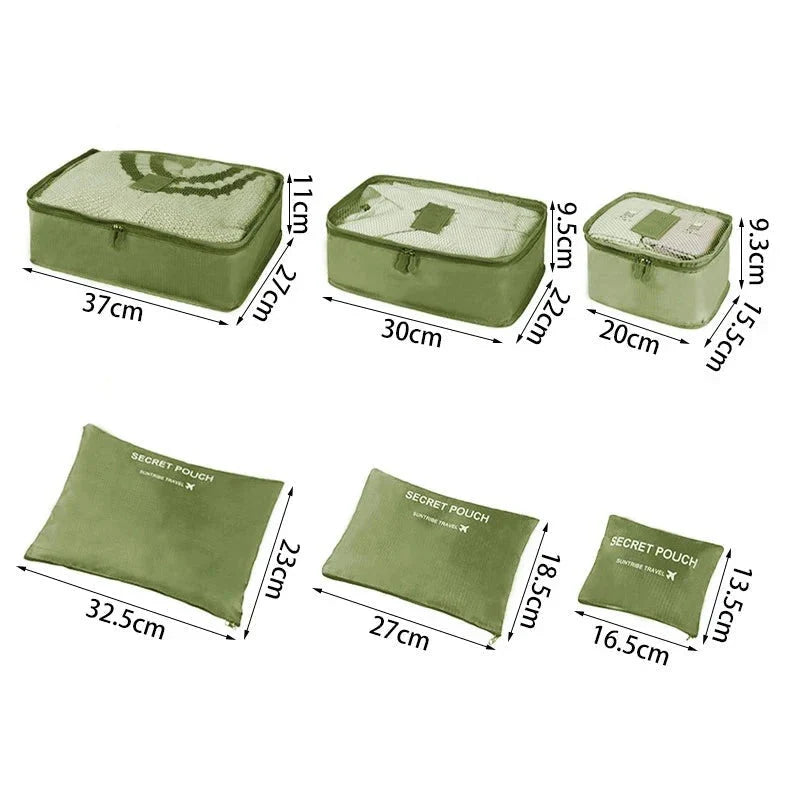 Kit Organizador de Malas para Viagem