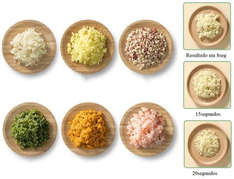 Mini Cortador e Fatiador de Legumes