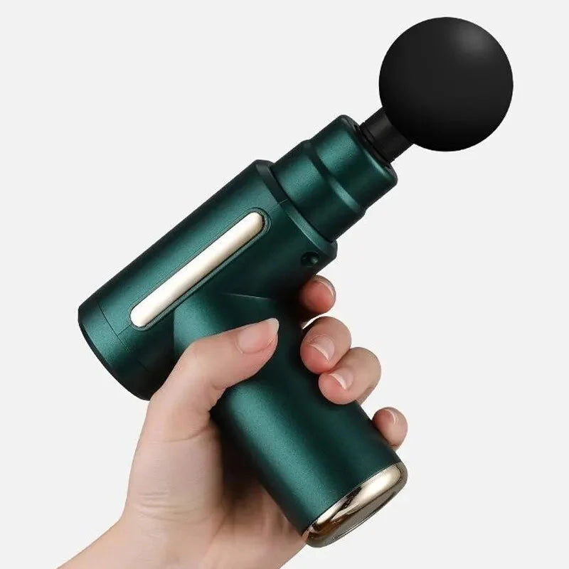 Pistola de Massagem Elétrica com 4 Cabeças