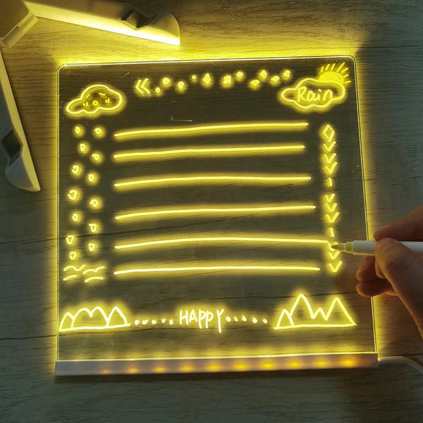 Quadro de Desenho e Anotações com Tinta Apagável